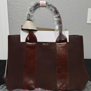 BAGCO Brown Bag with Crossbody Strap and Wallet NWT